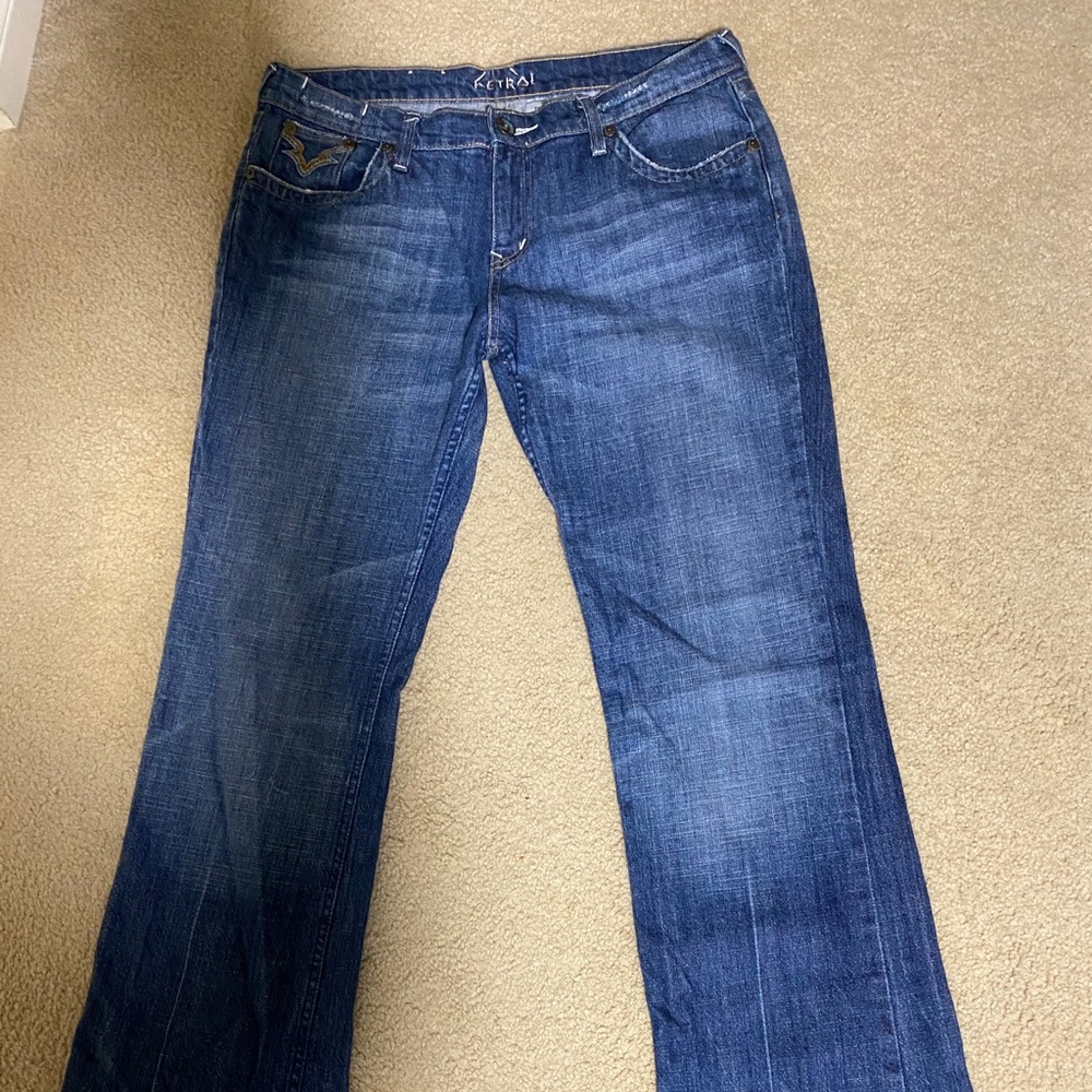 Petrol Denim Bootcut Jeans